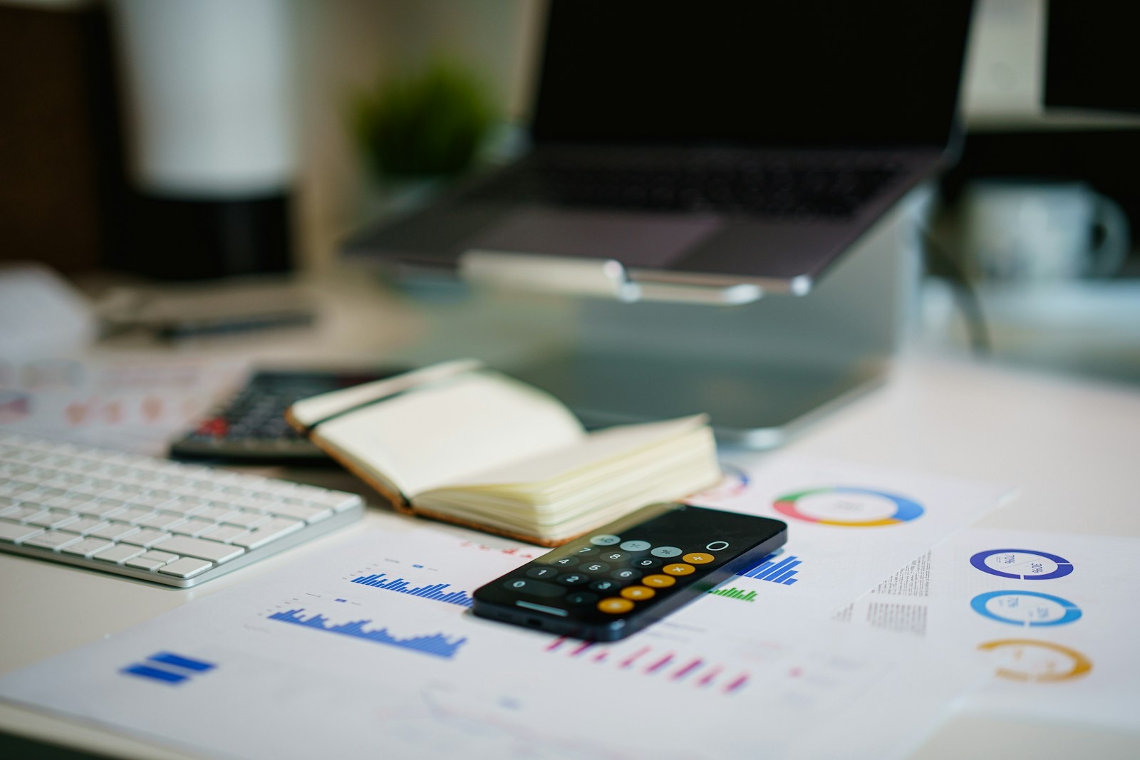 Audit and QA review documents on a desk
